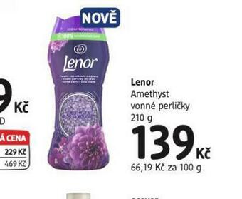 dm drogerie Lenor vonné perličky nabídka