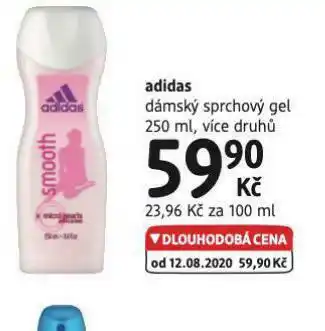 dm drogerie Adidas dámský sprchový gel nabídka