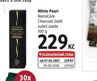 dm drogerie White pearl zubní pasta nabídka