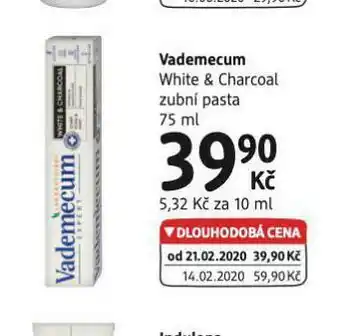 Vademecum zubní pasta