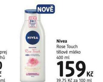 dm drogerie Nivea tělové mléko nabídka