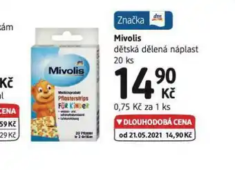 Mivolis dětská dělaná náplast