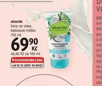 dm drogerie Alverde kúra na vlasy nabídka
