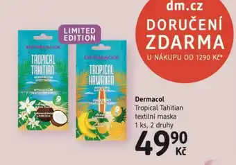 dm drogerie Dermacol textilní maska nabídka