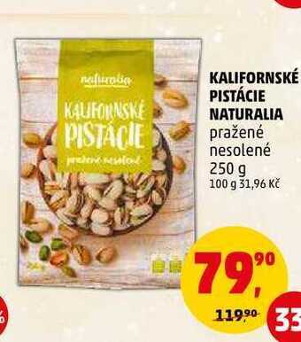 Penny Market Kalifornské pistácie naturalia, 250 g nabídka