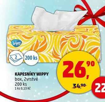 Penny Market Kapesníky wippy, 200 ks nabídka
