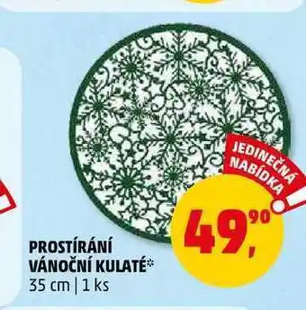 Penny Market Prostírání vánoční kulaté, 1 ks nabídka