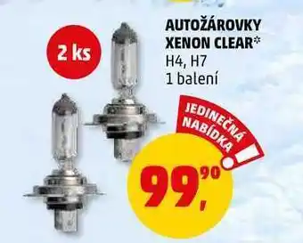 Penny Market Autožárovky xenon clear h4, h7, 1 balení nabídka
