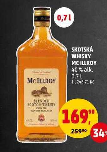 Penny Market Skotská whisky mc illroy, 0,7 l nabídka