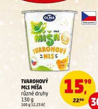 Penny Market Tvarohový mls míša, 130 g nabídka