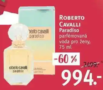 Rossmann Roberto cavalli paradiso parfémovaná voda pro ženy, 75 ml nabídka