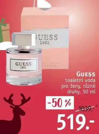 Rossmann Guess toaletní voda pro ženy, 50 ml nabídka