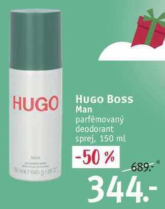 Rossmann Hugo boss man parfémovaný deodorant sprej, 150 ml nabídka