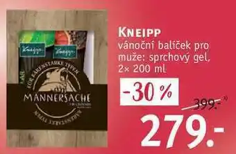 Rossmann Kneipp vánoční balíček pro muže nabídka