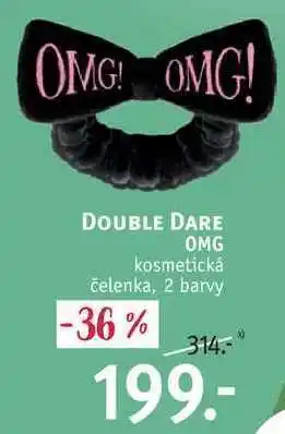Double dare omg kosmetická čelenka