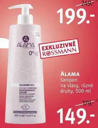 Rossmann Alama šampon na vlasy, 500 ml nabídka