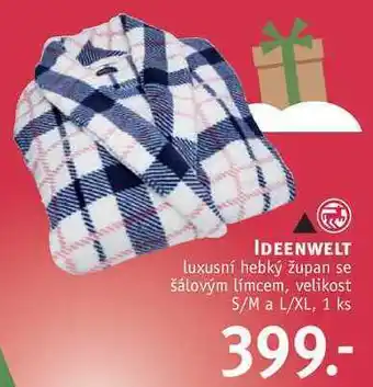 Rossmann Ideenwelt luxusní hebký župan nabídka
