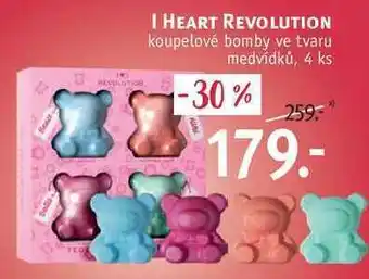 Rossmann I heart revolution koupelové bomby, 4 ks nabídka