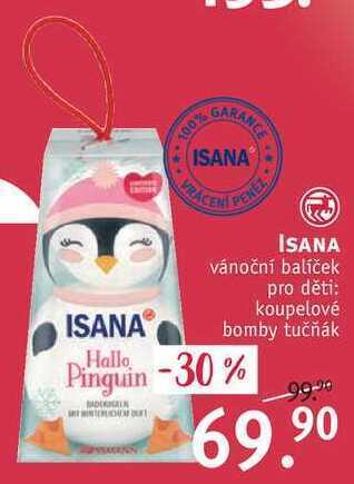 Rossmann Isana vánoční balíček pro děti nabídka