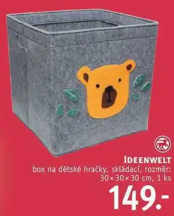 Rossmann Ideenwelt box na dětské hračky nabídka