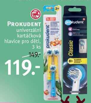 Rossmann Prokudent univerzální kartáčková hlavice pro děti, 3 ks nabídka