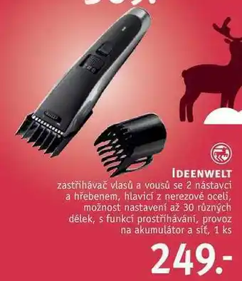 Rossmann Ideenwelt zastřihávač vlasů a vousů nabídka
