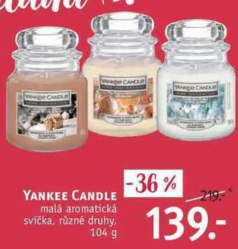 Rossmann Yankee candle malá aromatická svíčka, 104 g nabídka