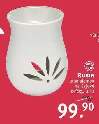 Rossmann Rubin aromalampa na čajové svíčky nabídka
