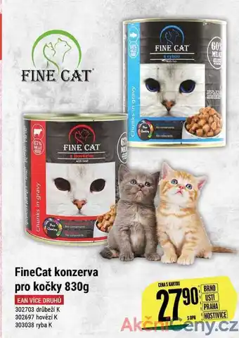 Tamda Foods Finecat konzerva pro kočky 830g nabídka