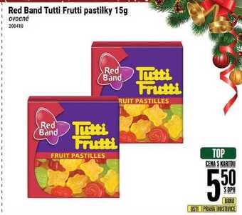 Tamda Foods Red band tutti frutti pastilky 15g nabídka