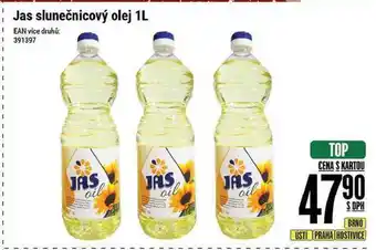 Jas slunečnicový olej 1l