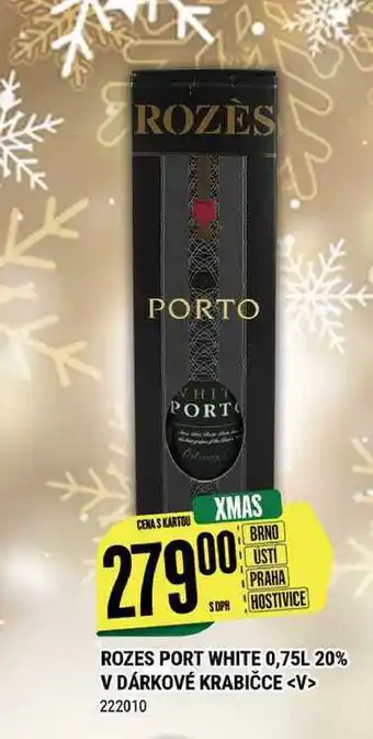 Tamda Foods Rozes port white 0,75l 20% v dárkové krabičce 222010 nabídka