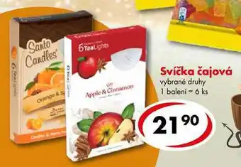 CBA Svíčka čajová, 1 balení = 6 ks nabídka