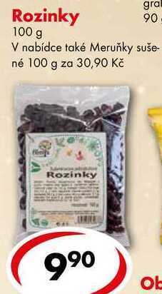 CBA Rozinky, 100 g nabídka