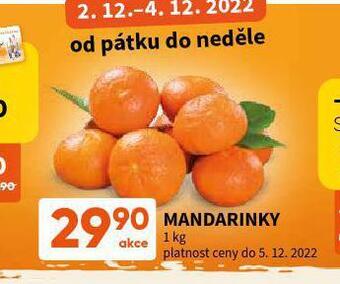 Terno Mandarinky nabídka