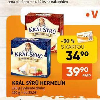 Terno Král sýrů hermelín nabídka
