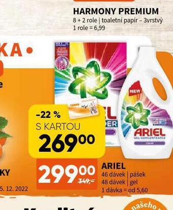 Terno Ariel prací prostředek nabídka