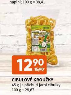 Terno Cibulové kroužky nabídka
