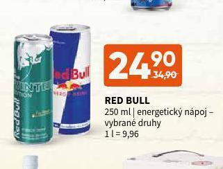 Terno Red bull energy drink nabídka
