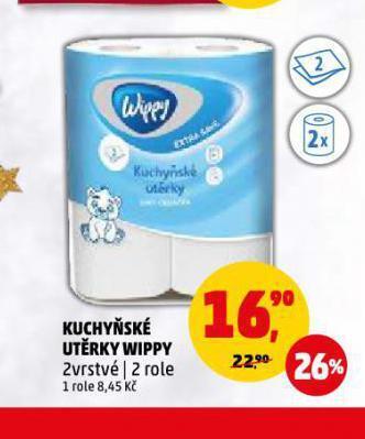 Penny Market Kuchyňské utěrky wippy nabídka