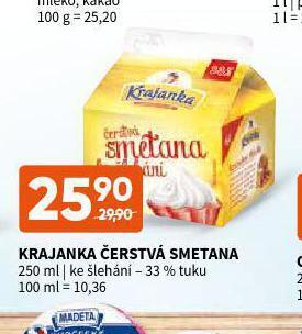 Terno Krajanka čerstvá smetana nabídka