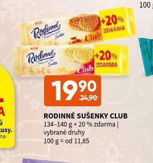 Terno Rodinné sušenky club nabídka