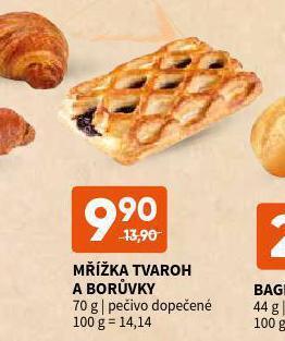 Terno Mřížka tvaroh a borůvky nabídka
