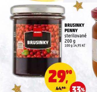 Penny Market Brusinky nabídka