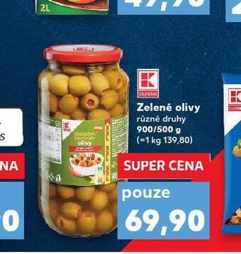 Kaufland Zelené olivy nabídka