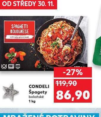 Kaufland Condeli špagety nabídka