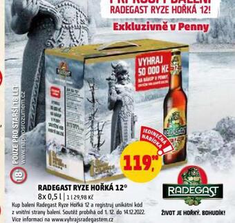 Penny Market Pivo radegast nabídka