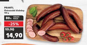 Kaufland Ostravské klobásy nabídka