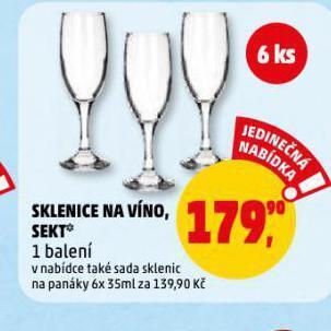 Penny Market Sklenice na víno nabídka
