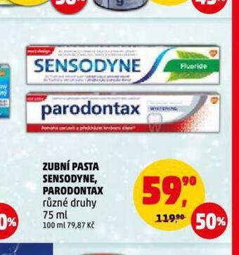 Penny Market Sensodyne zubní pasta nabídka